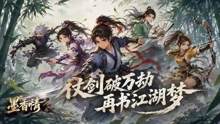 2026年7月全新《墨香情》玩法深度介绍：六大自由流派带你玩转水墨武侠江湖